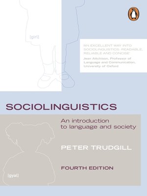 cover image of Sociolinguistics